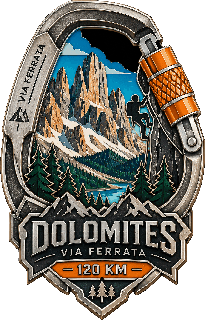 Dolomites Via Ferrata medal