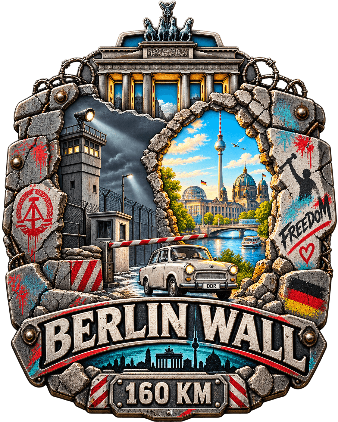 Berlin Wall medal