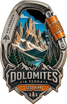 Dolomites Via Ferrata Medal