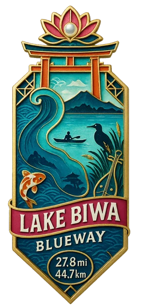 Lake Biwa Blueway medal