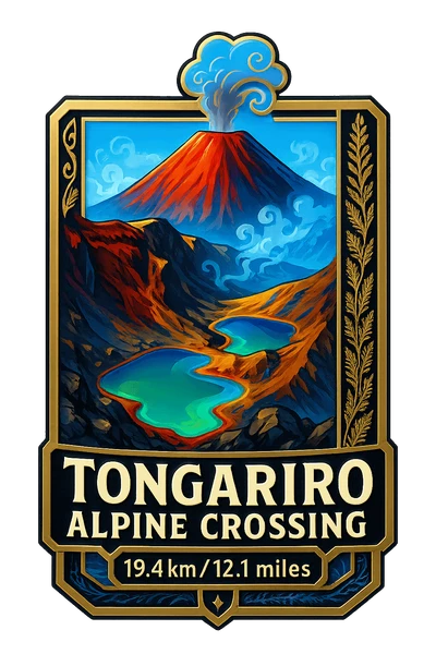 Tongariro Alpine Crossing medal